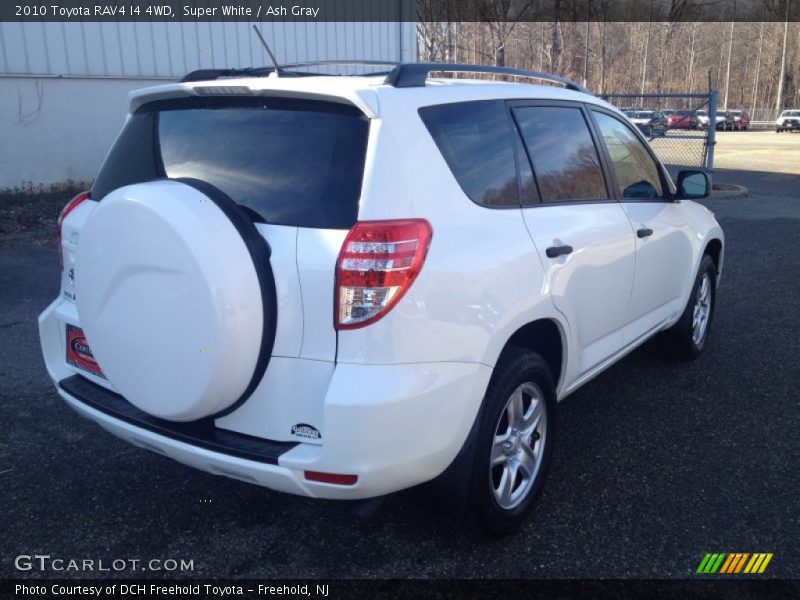 Super White / Ash Gray 2010 Toyota RAV4 I4 4WD