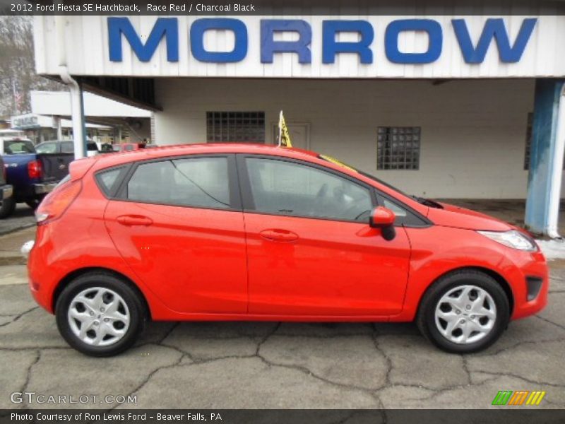 Race Red / Charcoal Black 2012 Ford Fiesta SE Hatchback