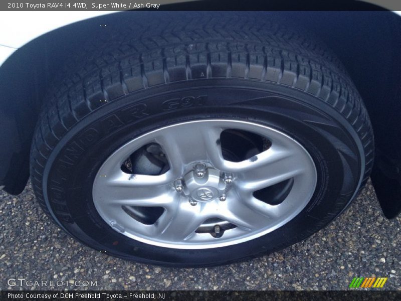Super White / Ash Gray 2010 Toyota RAV4 I4 4WD