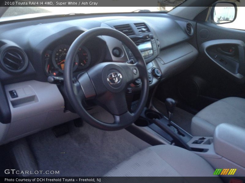 Super White / Ash Gray 2010 Toyota RAV4 I4 4WD