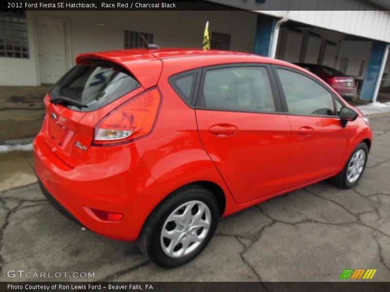 Race Red / Charcoal Black 2012 Ford Fiesta SE Hatchback