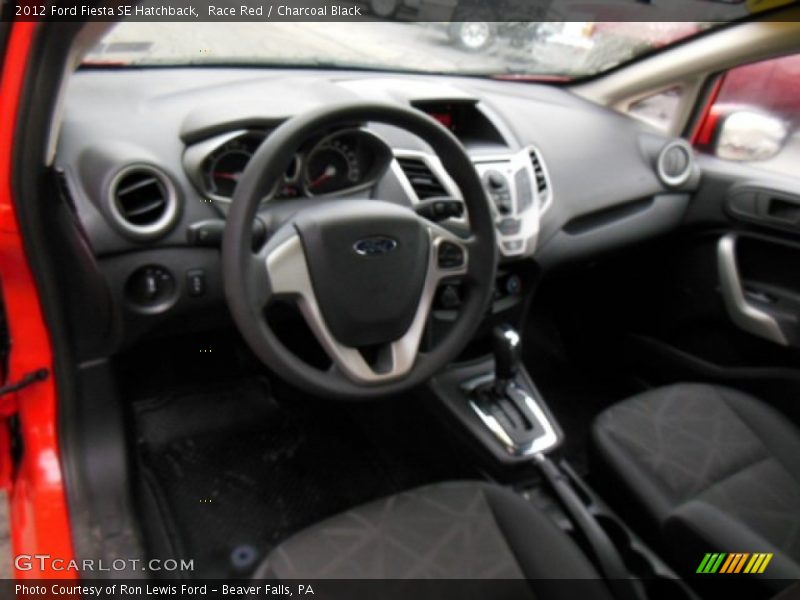 Race Red / Charcoal Black 2012 Ford Fiesta SE Hatchback