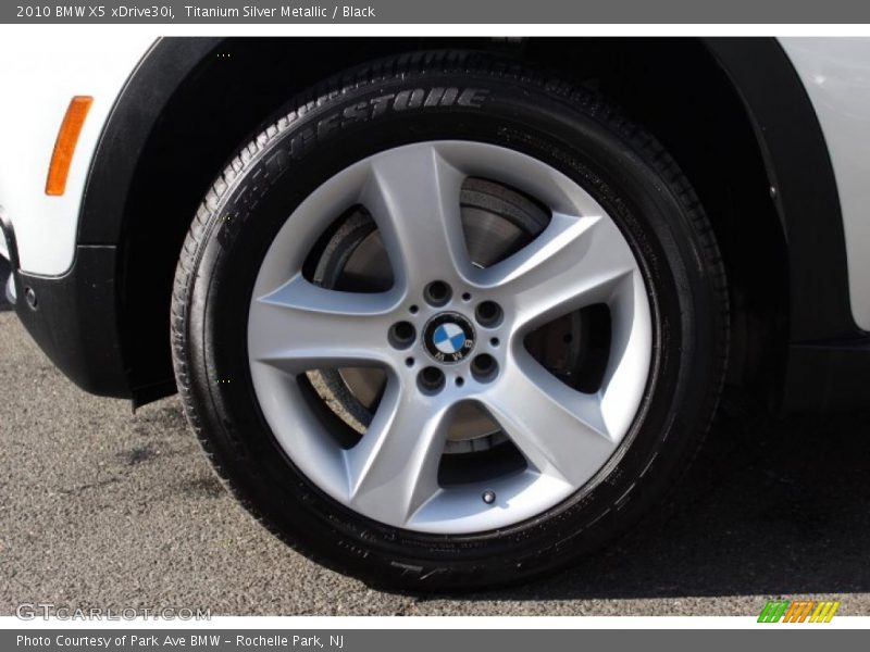 Titanium Silver Metallic / Black 2010 BMW X5 xDrive30i