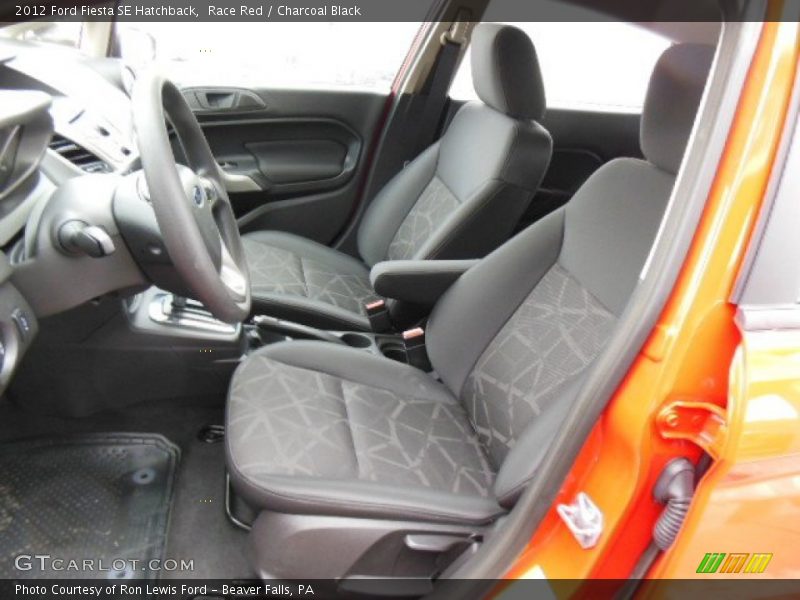 Race Red / Charcoal Black 2012 Ford Fiesta SE Hatchback