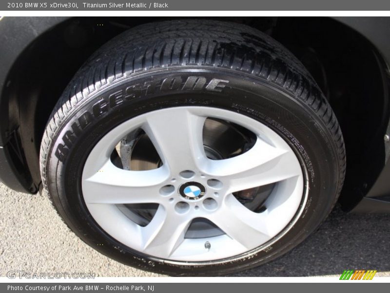 Titanium Silver Metallic / Black 2010 BMW X5 xDrive30i