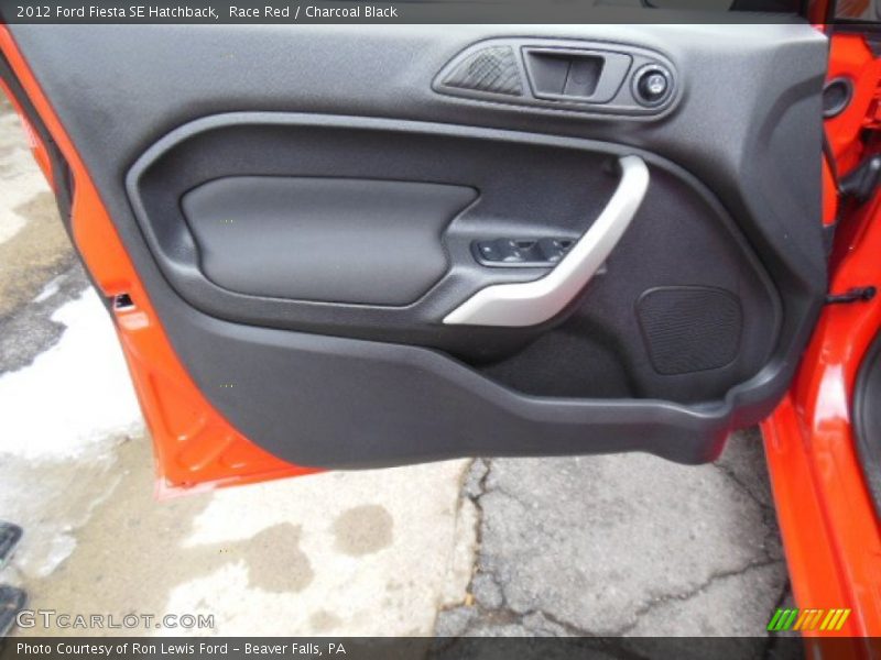 Race Red / Charcoal Black 2012 Ford Fiesta SE Hatchback