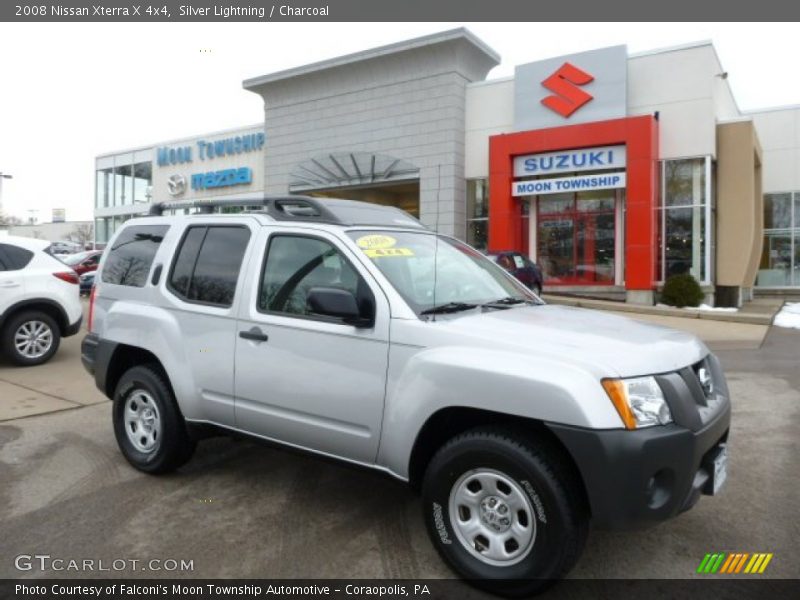 Silver Lightning / Charcoal 2008 Nissan Xterra X 4x4