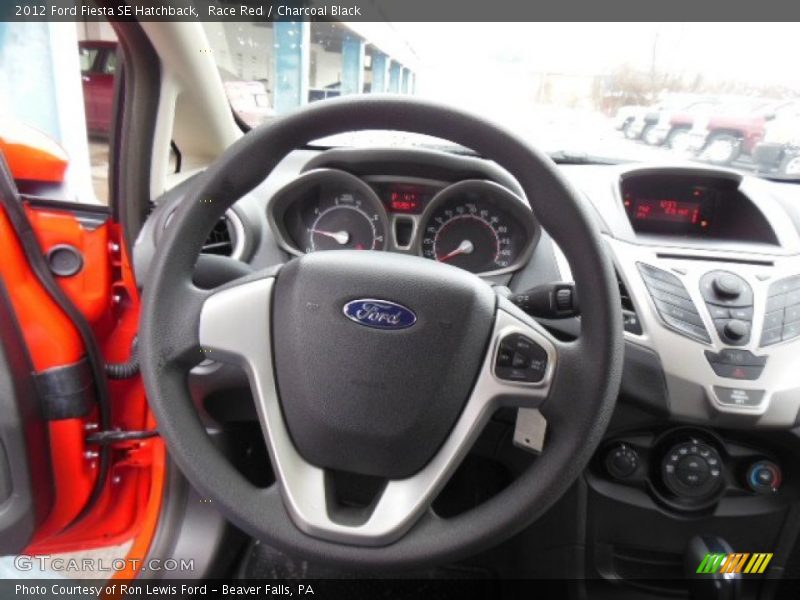 Race Red / Charcoal Black 2012 Ford Fiesta SE Hatchback
