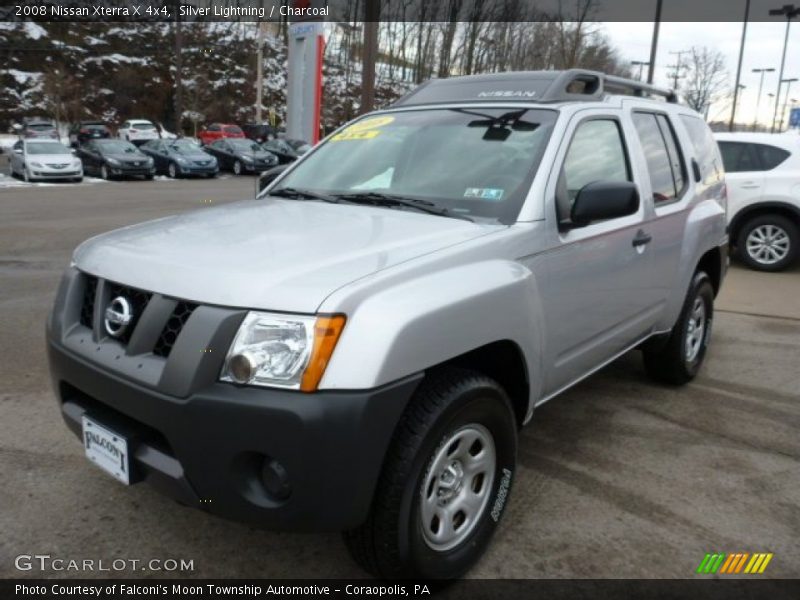 Silver Lightning / Charcoal 2008 Nissan Xterra X 4x4