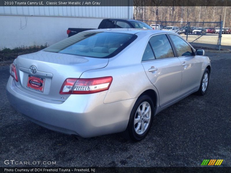 Classic Silver Metallic / Ash Gray 2010 Toyota Camry LE