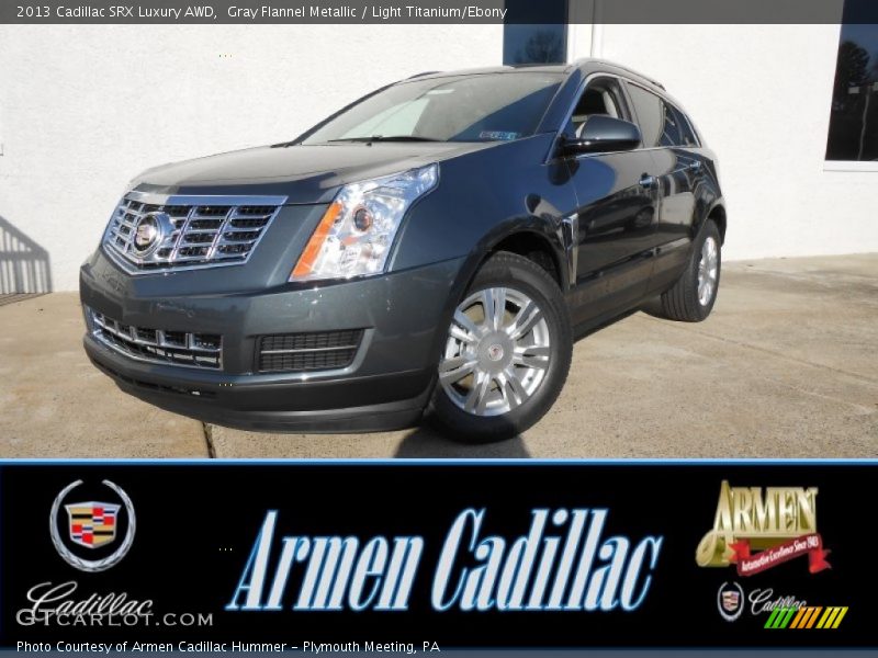 Gray Flannel Metallic / Light Titanium/Ebony 2013 Cadillac SRX Luxury AWD