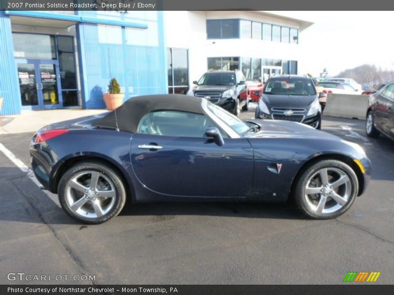 Deep Blue / Ebony 2007 Pontiac Solstice Roadster