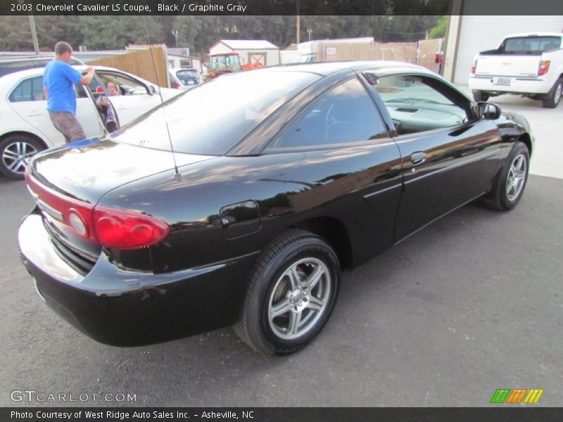 Black / Graphite Gray 2003 Chevrolet Cavalier LS Coupe