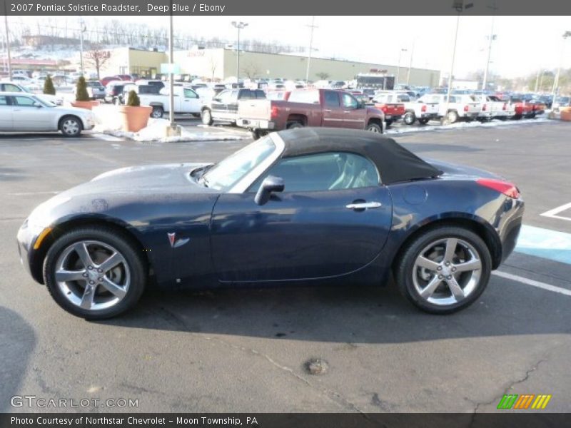 Deep Blue / Ebony 2007 Pontiac Solstice Roadster