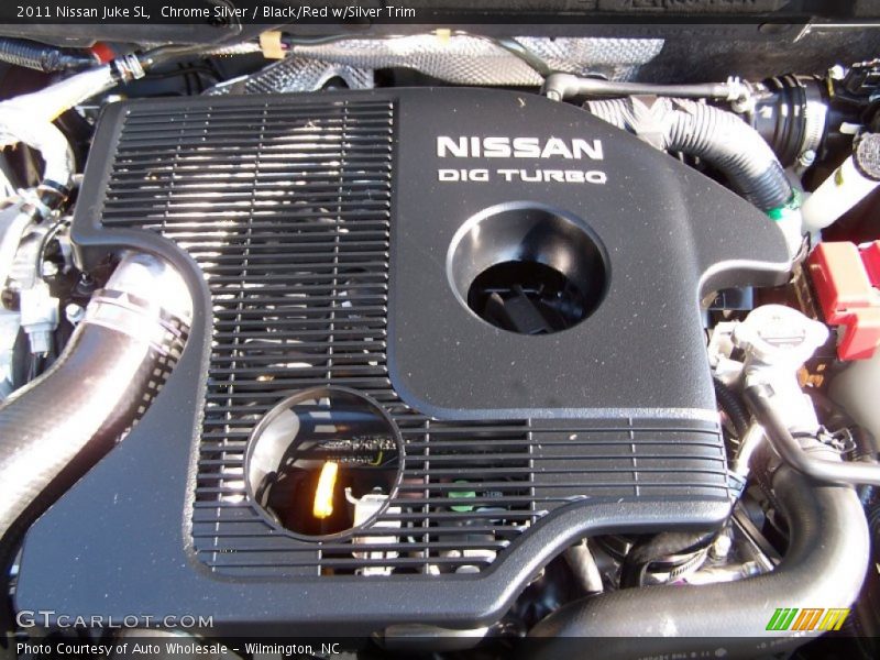 Chrome Silver / Black/Red w/Silver Trim 2011 Nissan Juke SL