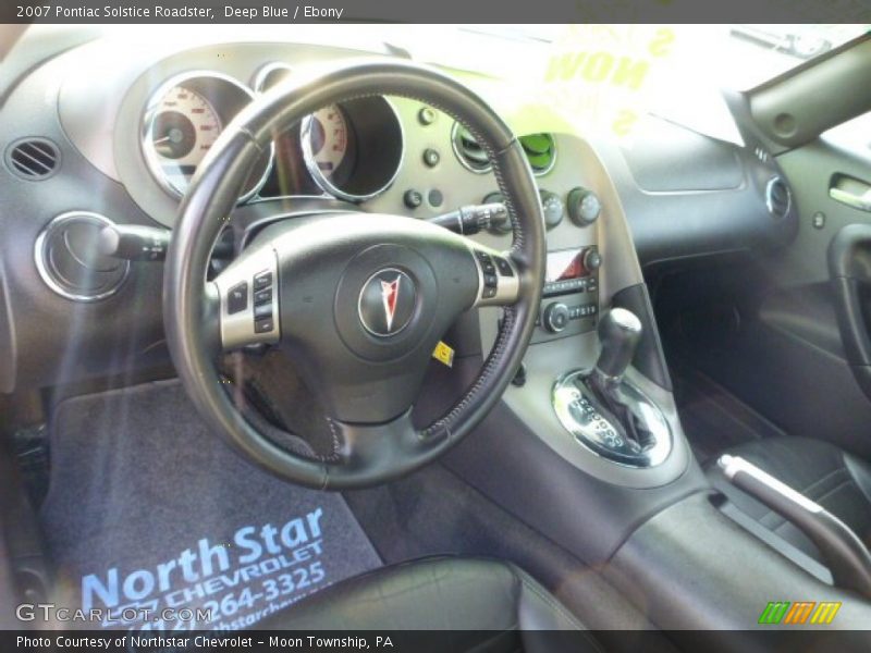 Deep Blue / Ebony 2007 Pontiac Solstice Roadster