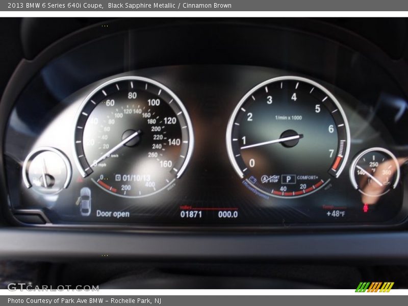  2013 6 Series 640i Coupe 640i Coupe Gauges