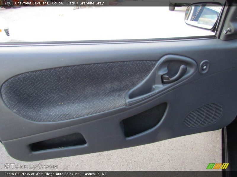 Black / Graphite Gray 2003 Chevrolet Cavalier LS Coupe