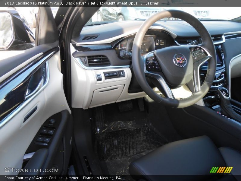 Black Raven / Jet Black/Light Wheat Opus Full Leather 2013 Cadillac XTS Platinum AWD
