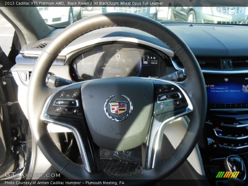 Black Raven / Jet Black/Light Wheat Opus Full Leather 2013 Cadillac XTS Platinum AWD