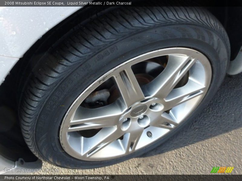 Liquid Silver Metallic / Dark Charcoal 2008 Mitsubishi Eclipse SE Coupe