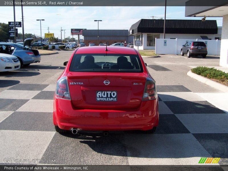 Red Alert / Charcoal 2012 Nissan Sentra SE-R