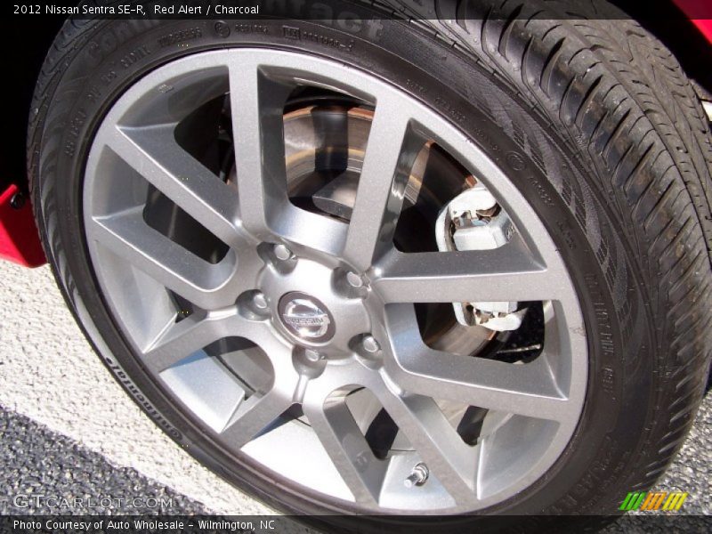 Red Alert / Charcoal 2012 Nissan Sentra SE-R