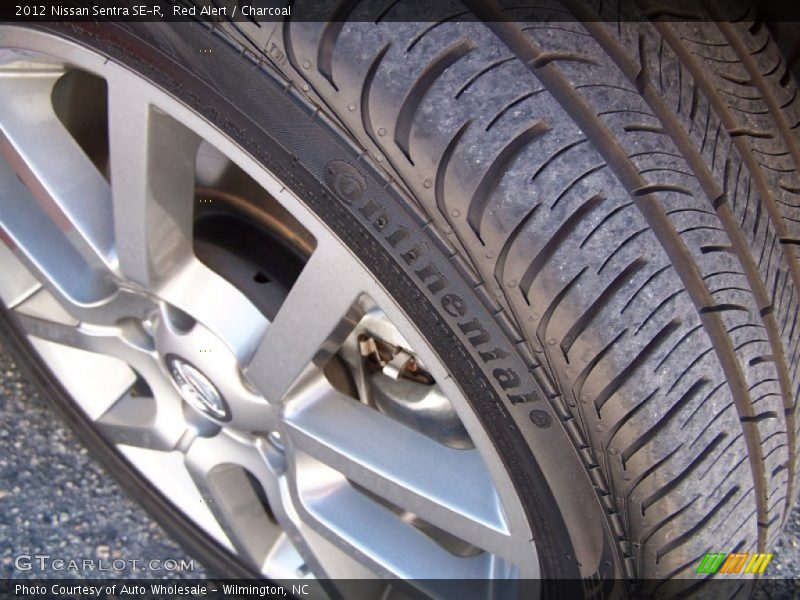 Red Alert / Charcoal 2012 Nissan Sentra SE-R