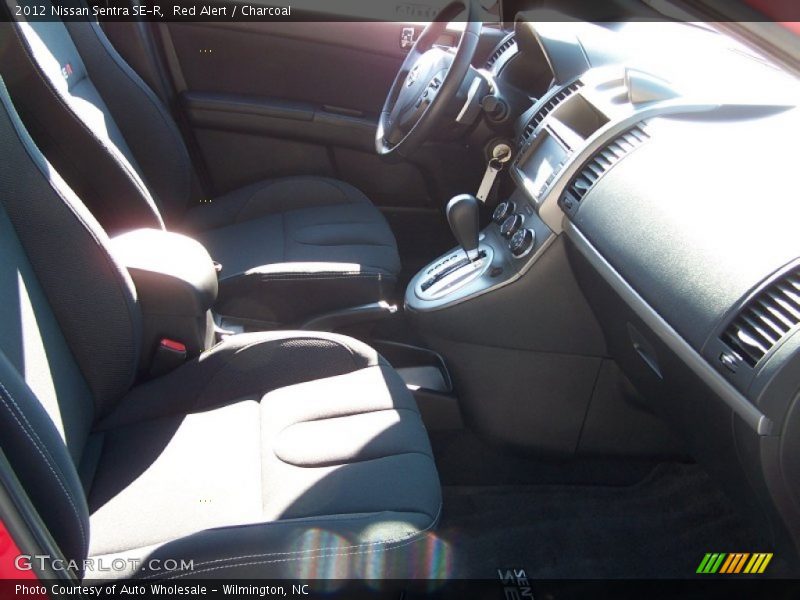 Red Alert / Charcoal 2012 Nissan Sentra SE-R
