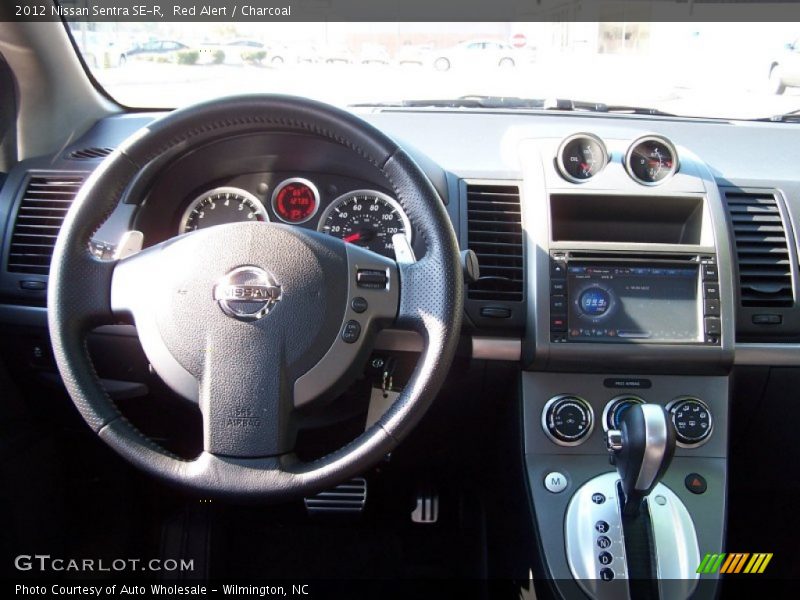 Red Alert / Charcoal 2012 Nissan Sentra SE-R