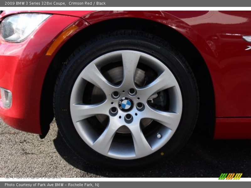 Crimson Red / Black 2009 BMW 3 Series 328xi Coupe