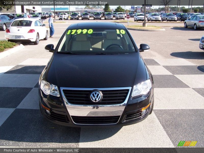 Deep Black / Cornsilk Beige 2010 Volkswagen Passat Komfort Sedan