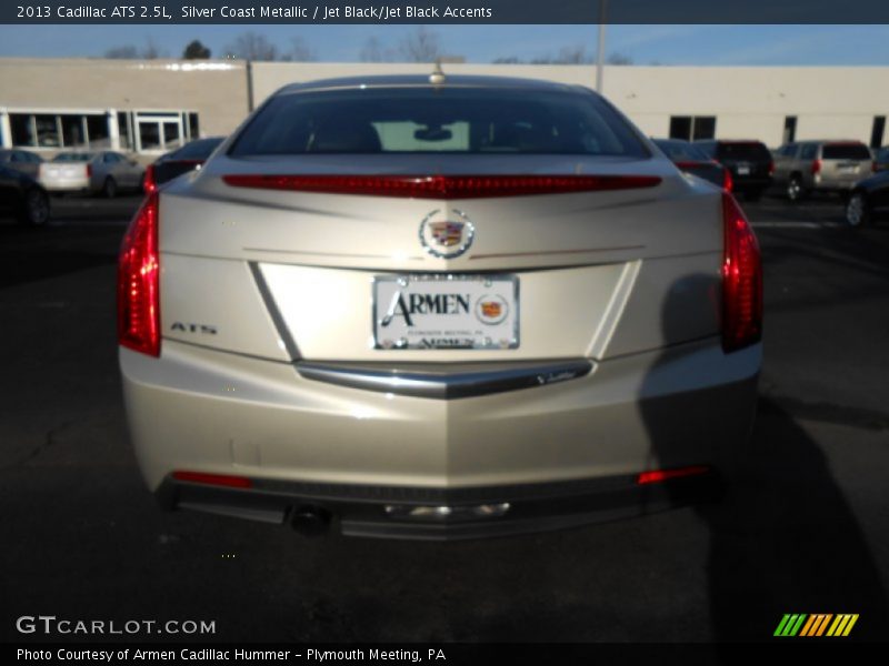Silver Coast Metallic / Jet Black/Jet Black Accents 2013 Cadillac ATS 2.5L