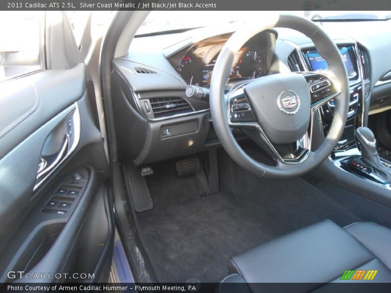 Silver Coast Metallic / Jet Black/Jet Black Accents 2013 Cadillac ATS 2.5L