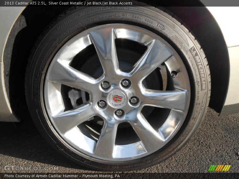 Silver Coast Metallic / Jet Black/Jet Black Accents 2013 Cadillac ATS 2.5L