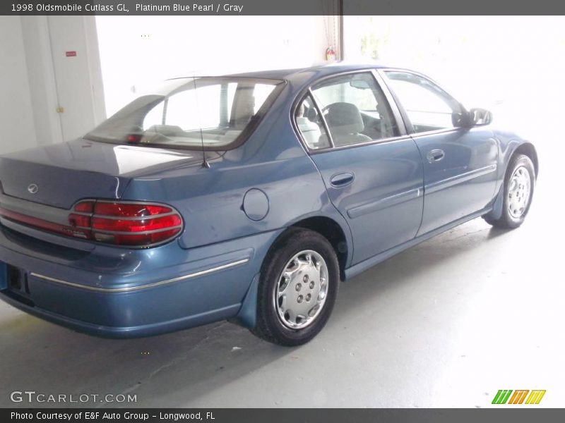 Platinum Blue Pearl / Gray 1998 Oldsmobile Cutlass GL