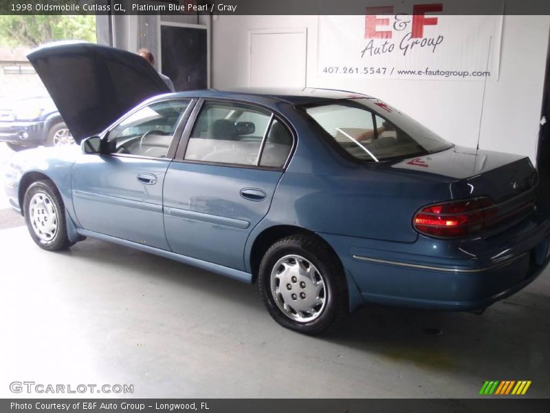 Platinum Blue Pearl / Gray 1998 Oldsmobile Cutlass GL