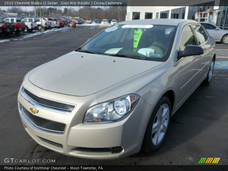 Front 3/4 View of 2010 Malibu LS Sedan