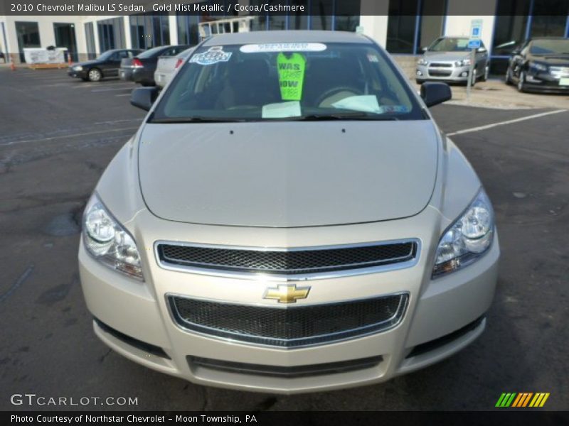 Gold Mist Metallic / Cocoa/Cashmere 2010 Chevrolet Malibu LS Sedan