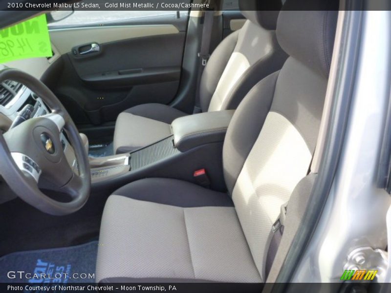 Gold Mist Metallic / Cocoa/Cashmere 2010 Chevrolet Malibu LS Sedan