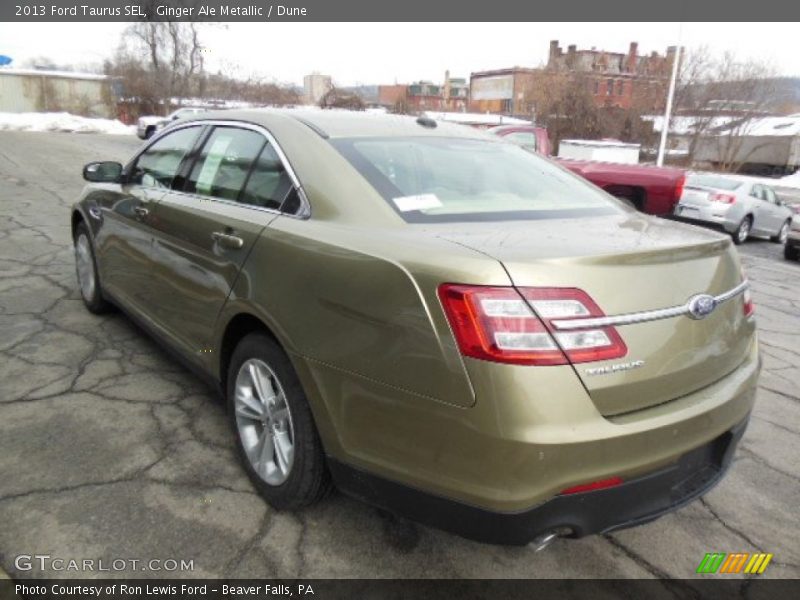 Ginger Ale Metallic / Dune 2013 Ford Taurus SEL