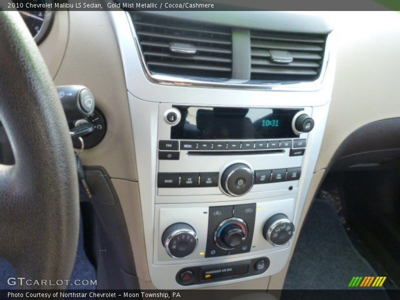 Gold Mist Metallic / Cocoa/Cashmere 2010 Chevrolet Malibu LS Sedan