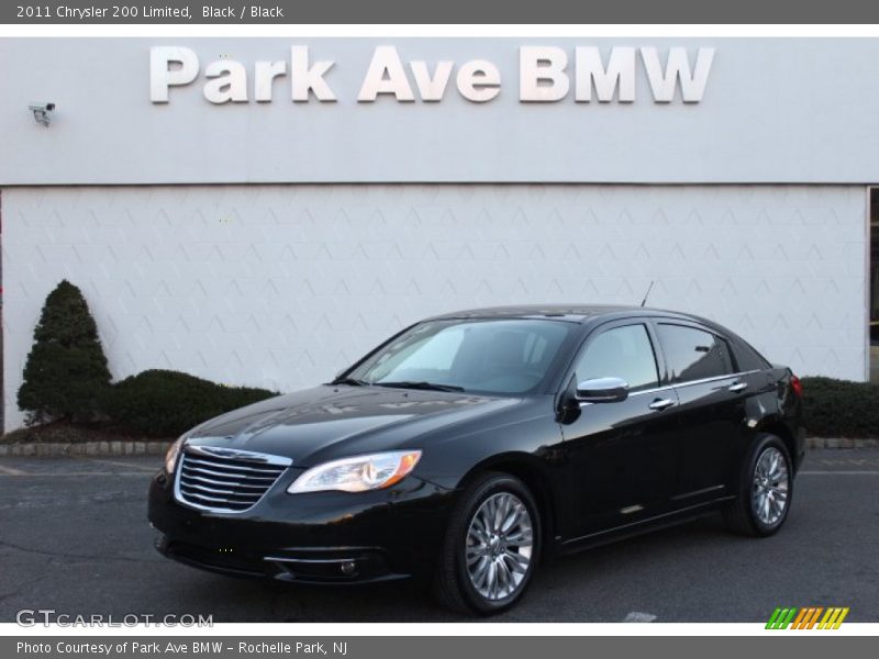 Black / Black 2011 Chrysler 200 Limited