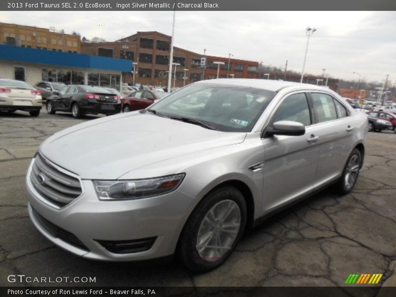 Ingot Silver Metallic / Charcoal Black 2013 Ford Taurus SEL 2.0 EcoBoost