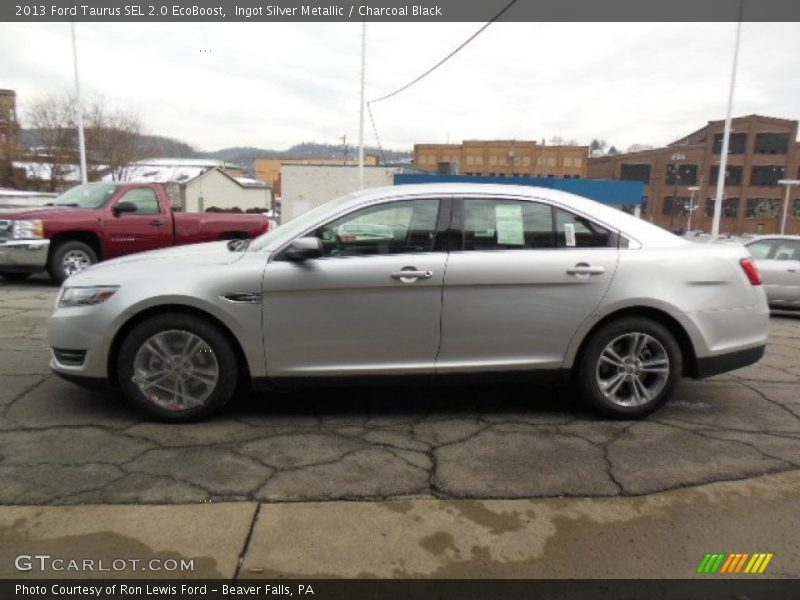 Ingot Silver Metallic / Charcoal Black 2013 Ford Taurus SEL 2.0 EcoBoost