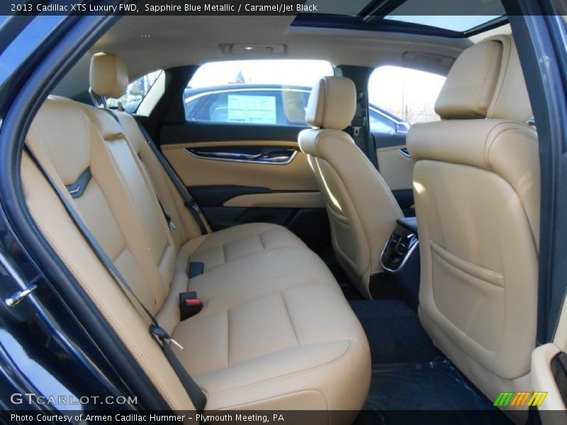 Sapphire Blue Metallic / Caramel/Jet Black 2013 Cadillac XTS Luxury FWD
