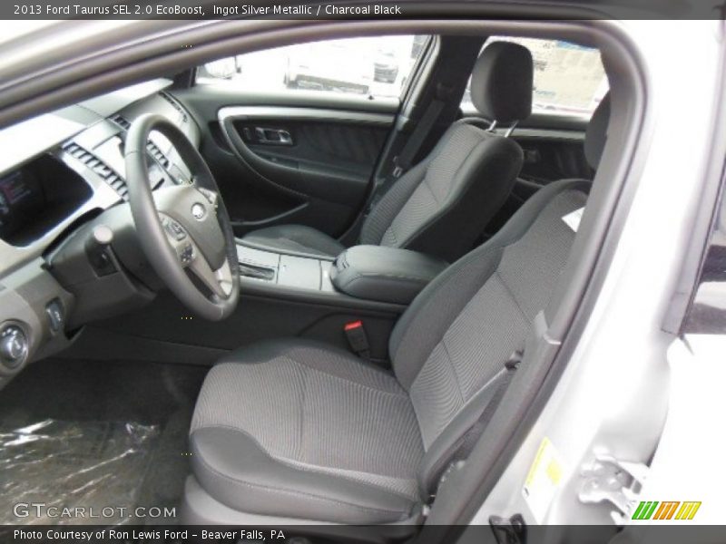 Ingot Silver Metallic / Charcoal Black 2013 Ford Taurus SEL 2.0 EcoBoost