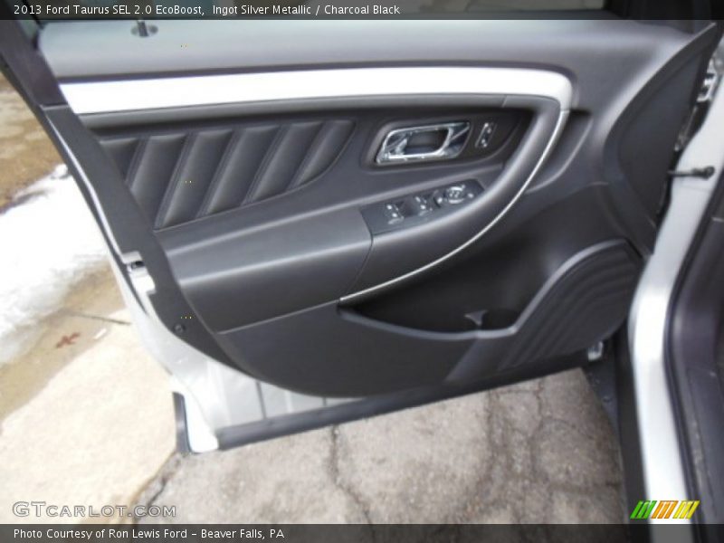 Ingot Silver Metallic / Charcoal Black 2013 Ford Taurus SEL 2.0 EcoBoost