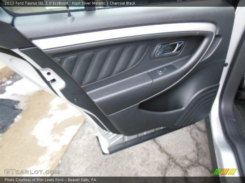Ingot Silver Metallic / Charcoal Black 2013 Ford Taurus SEL 2.0 EcoBoost