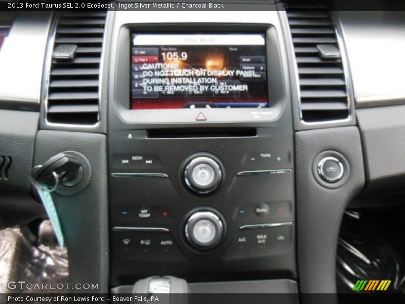 Ingot Silver Metallic / Charcoal Black 2013 Ford Taurus SEL 2.0 EcoBoost